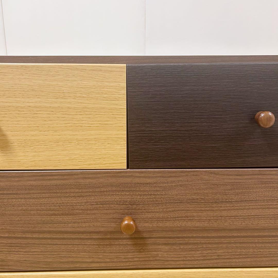 ニトリ　ローチェスト　リセナ2 7580H2 マルチカラー　4段5杯