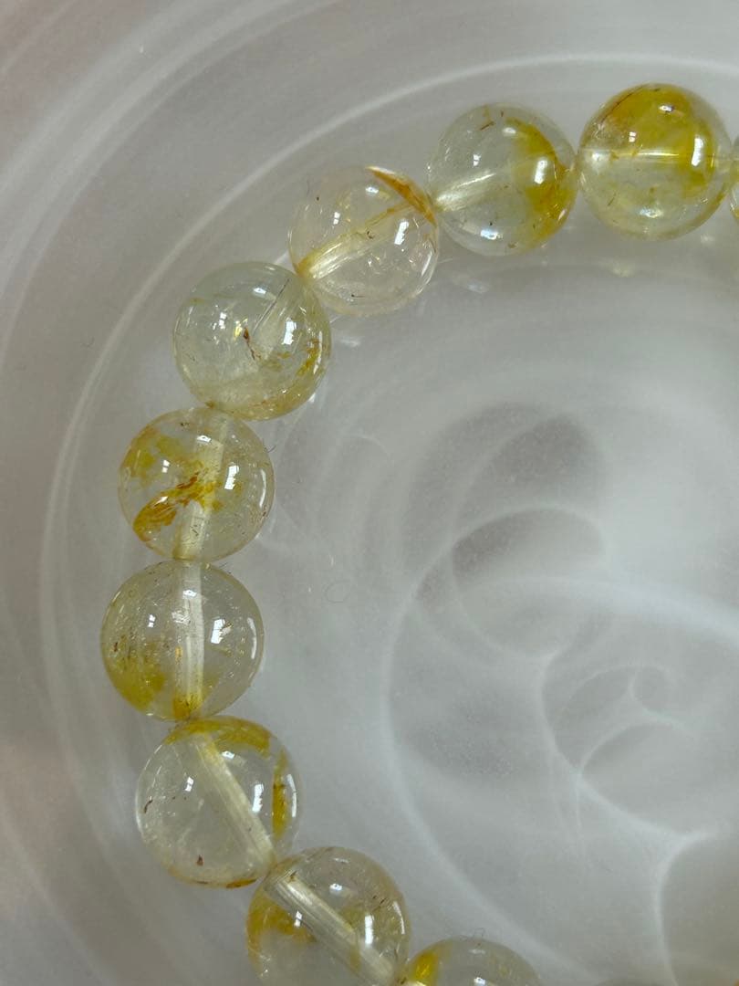 ゴールデントパーズブレスレット10.6