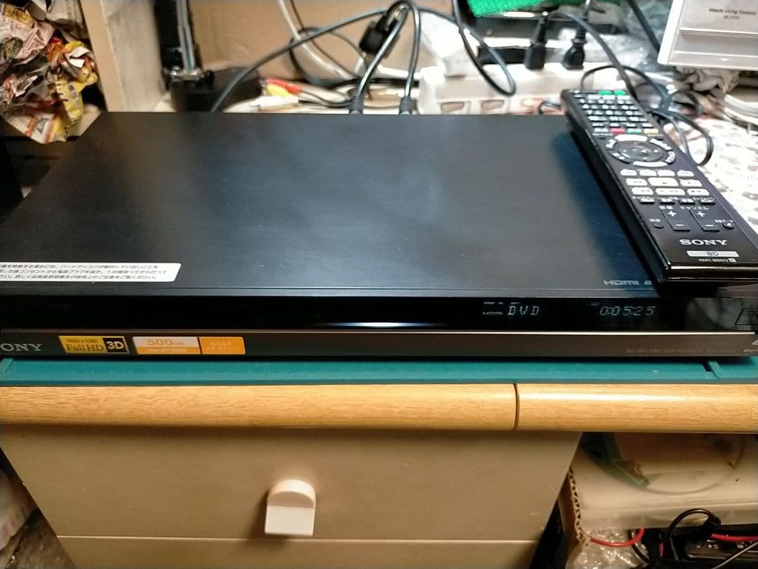 ☆SONYレコーダー　BDZ-AT300S リモコン+HDMI付