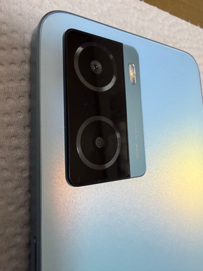 【値下げ！】OPPO A77 ライトブルー 本体