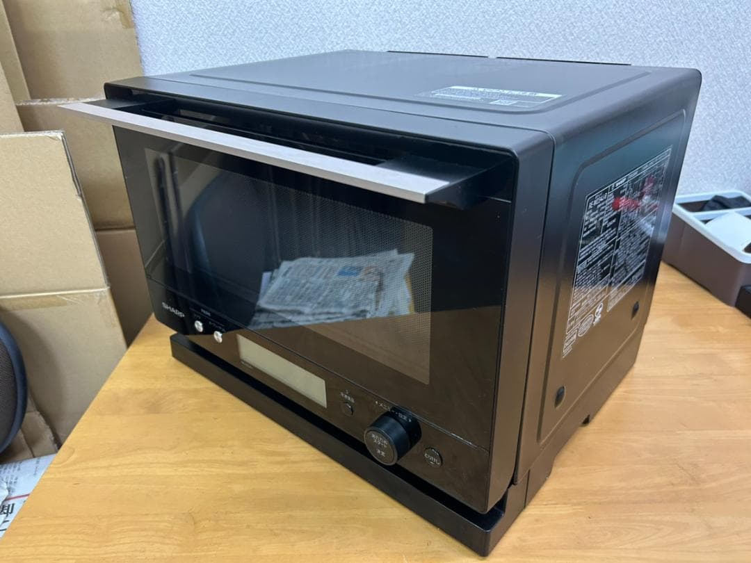 シャープ 電子レンジ RE-W234J-B ブラック 2023年製 ヘルツフリー