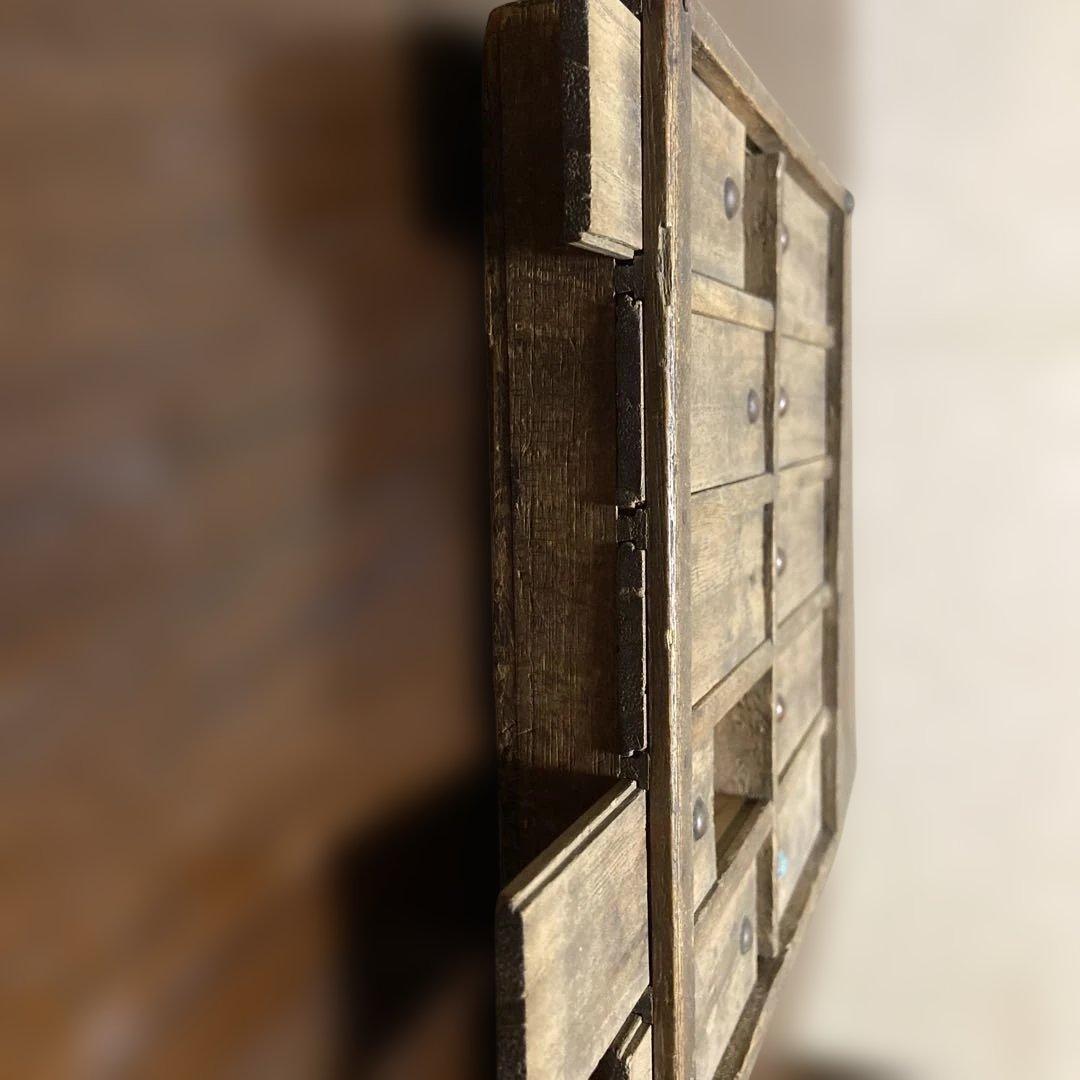 レア　古民具　古道具　針箱　骨董品　珍品　木製　アンティーク