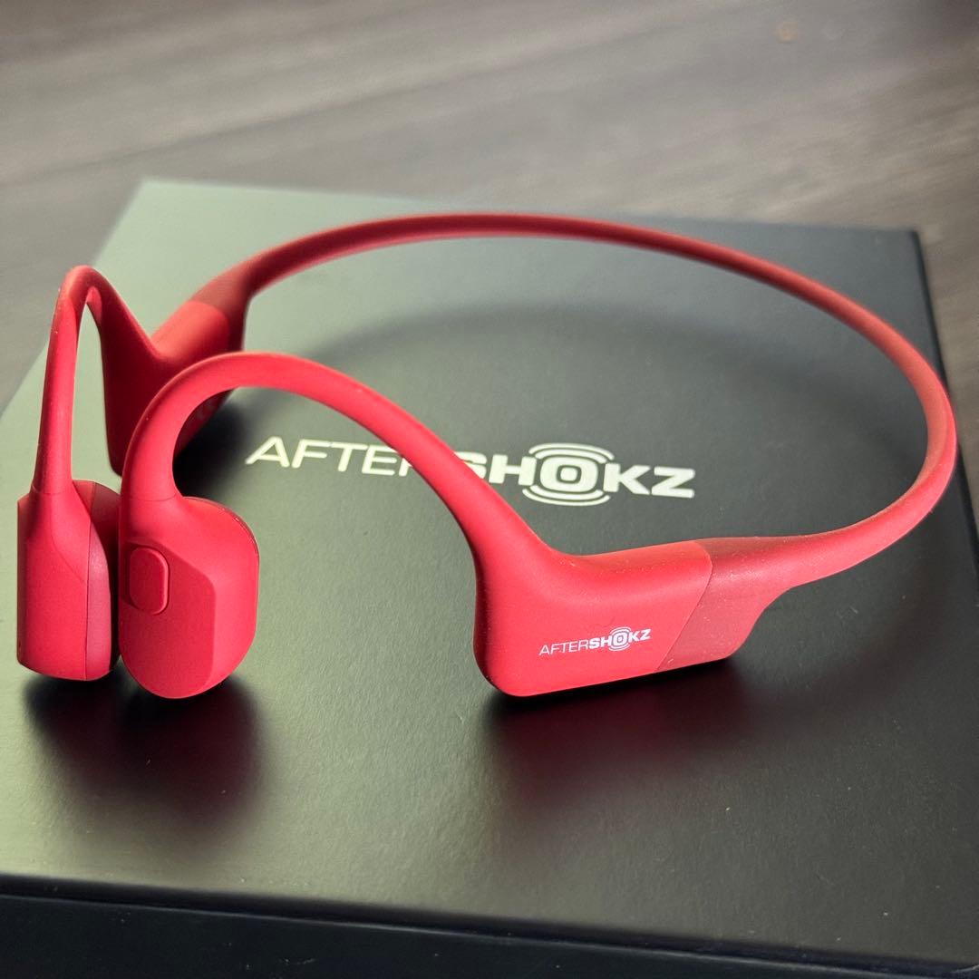 AFTERSHOKZ AEROPEX 骨伝導イヤホン Solar Red