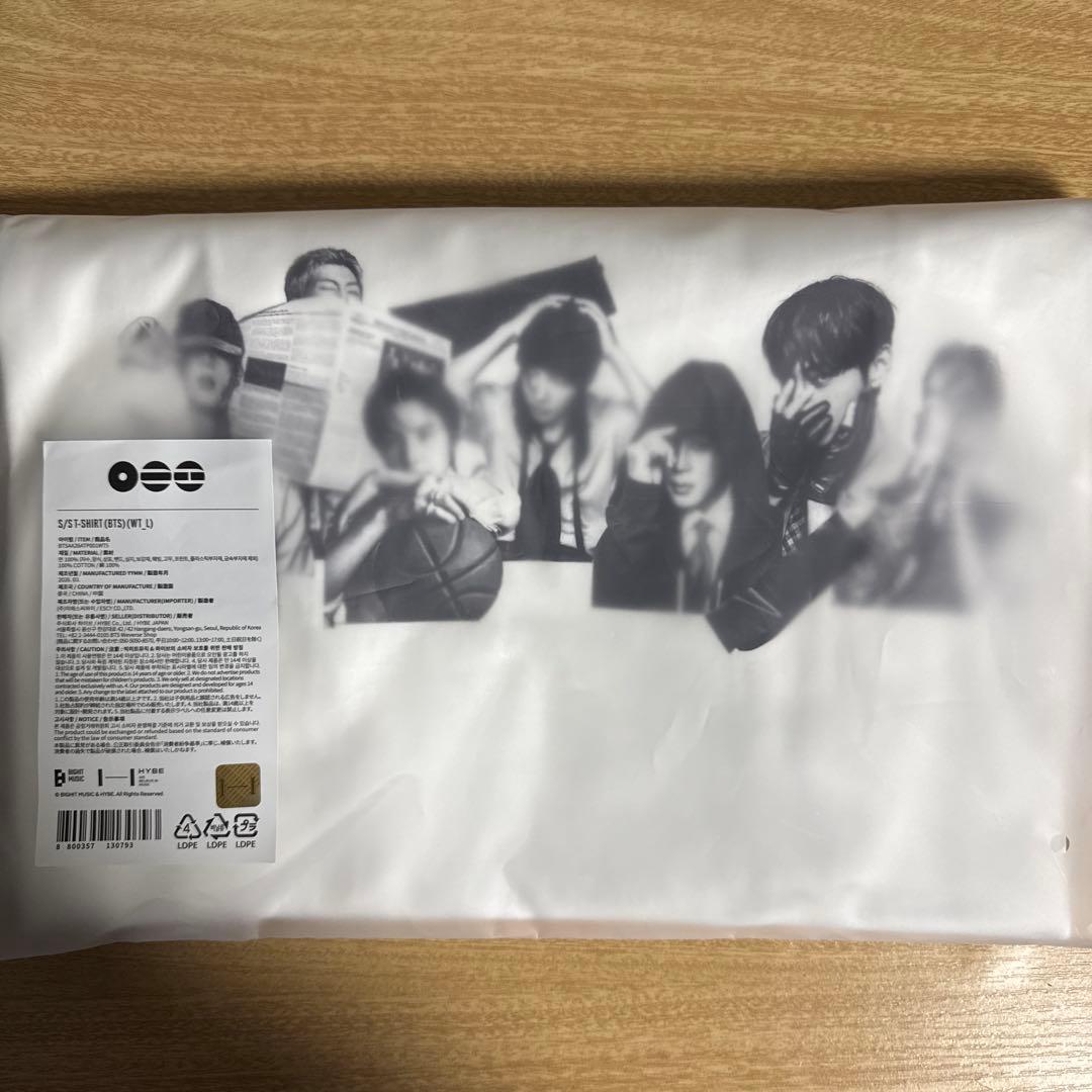 新品未開封 BTS ポップアップ フルメンバー Tシャツ POP-UP L