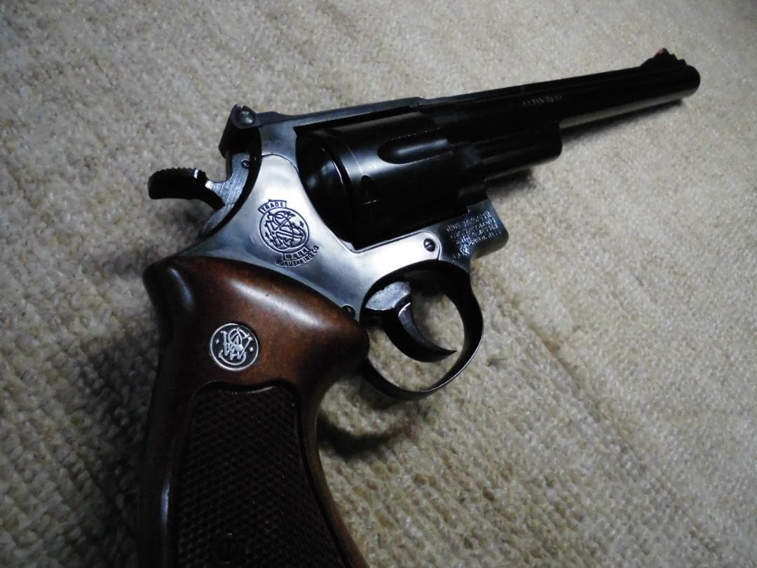 コクサイS&WM29　ブラックメタル　プラスチック製ガスガン