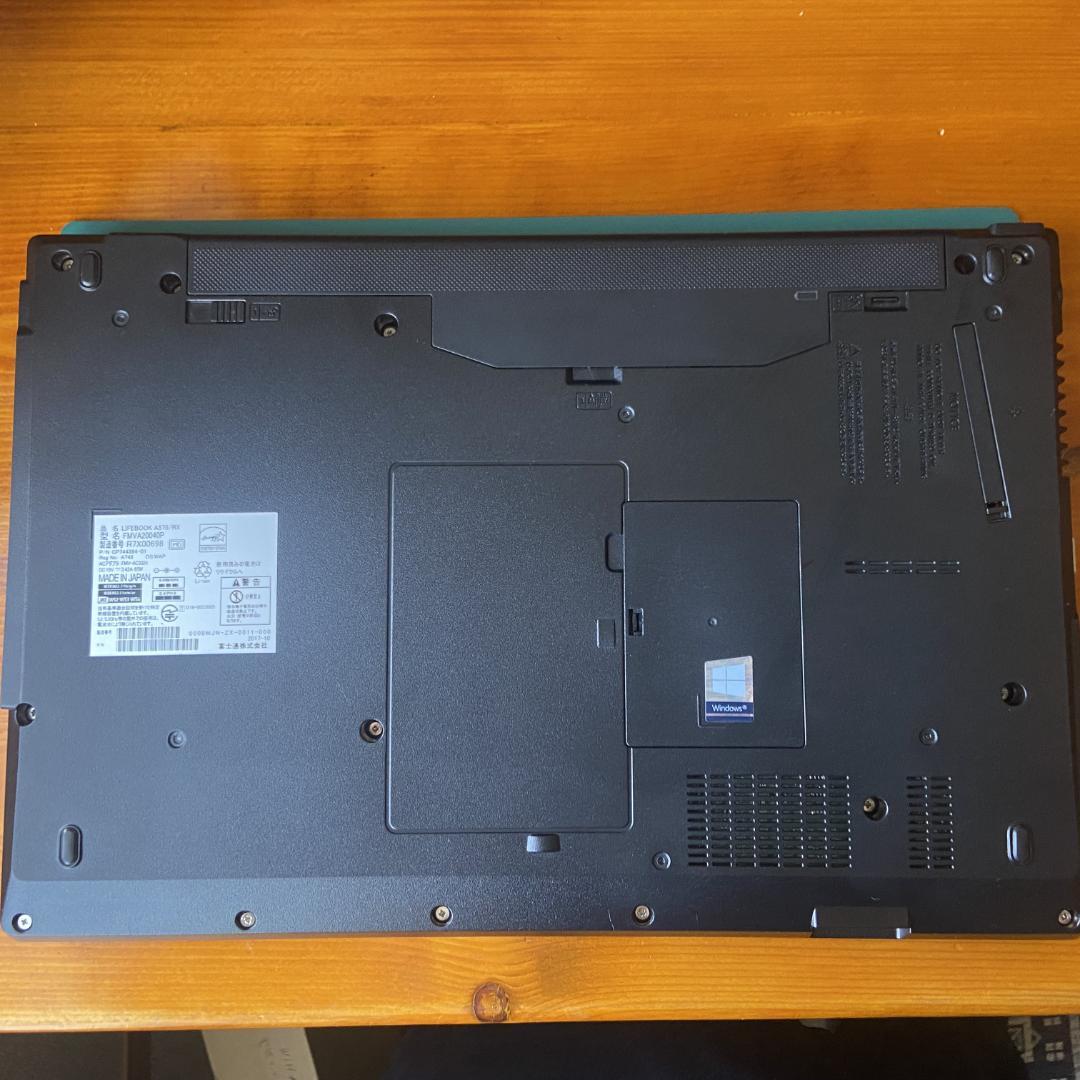 高速SSD搭載 富士通 LIFEBOOK A576/RX Windows11