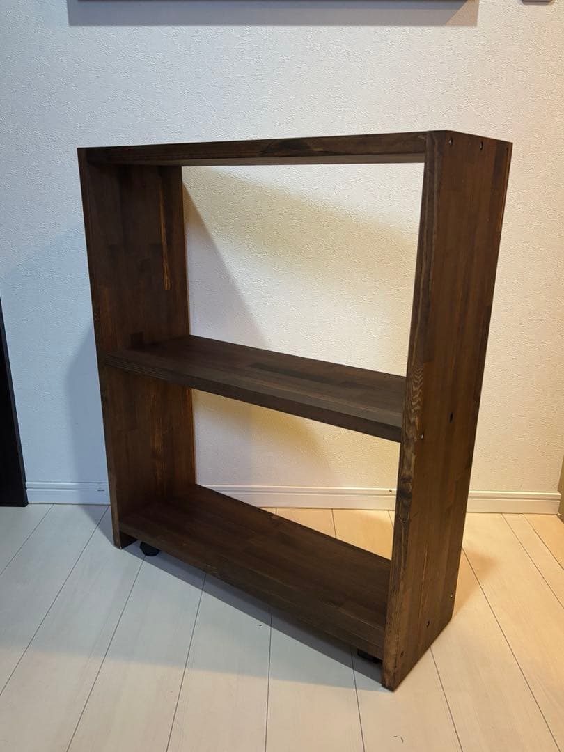 オープンシェルフ、本棚、ラック、シェルフ、棚、キャスター付き