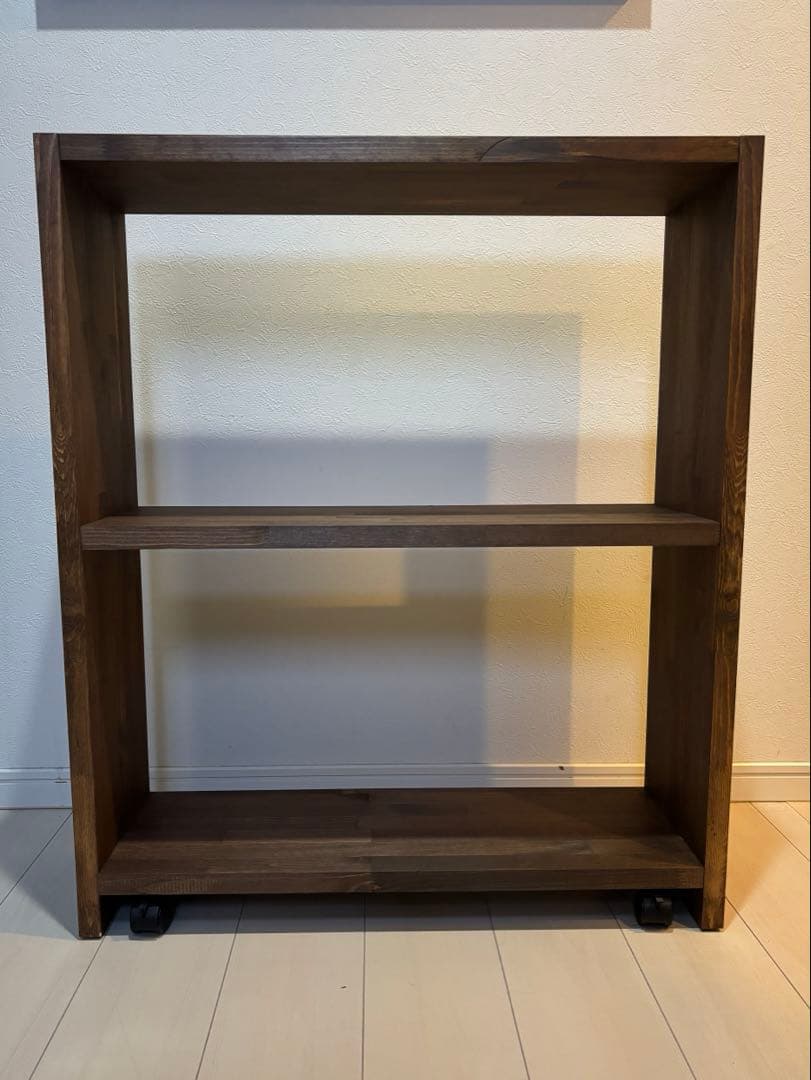 オープンシェルフ、本棚、ラック、シェルフ、棚、キャスター付き