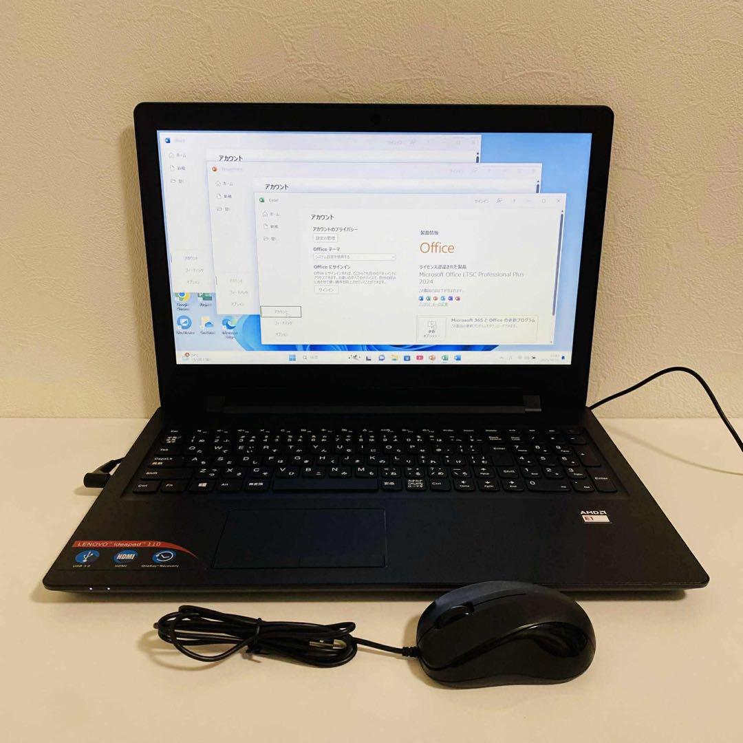 Y843 LENOVOノートパソコン WEBカメラSSDメモリ8G高速Win11