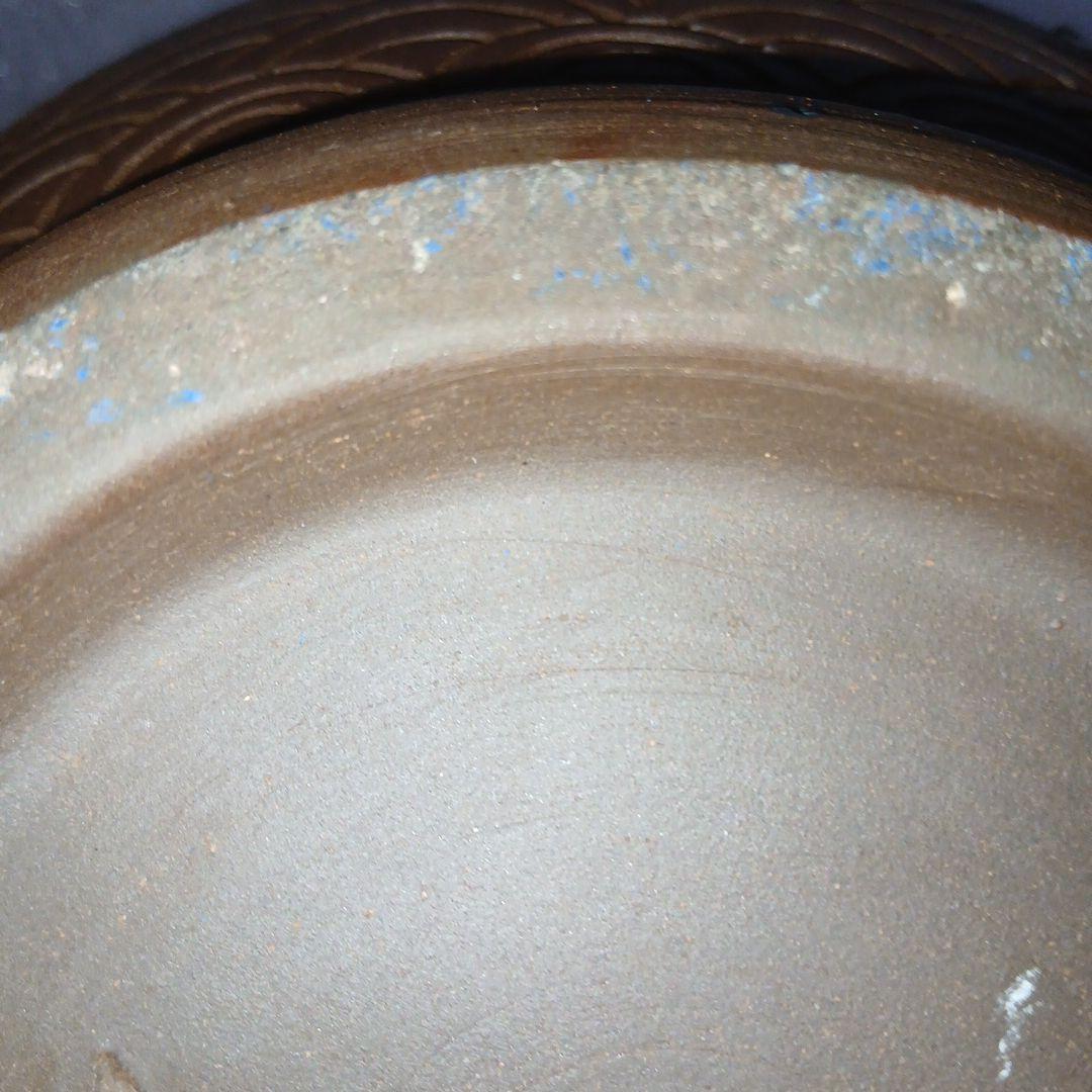 沖縄やちむん作家立体的な龍の壺