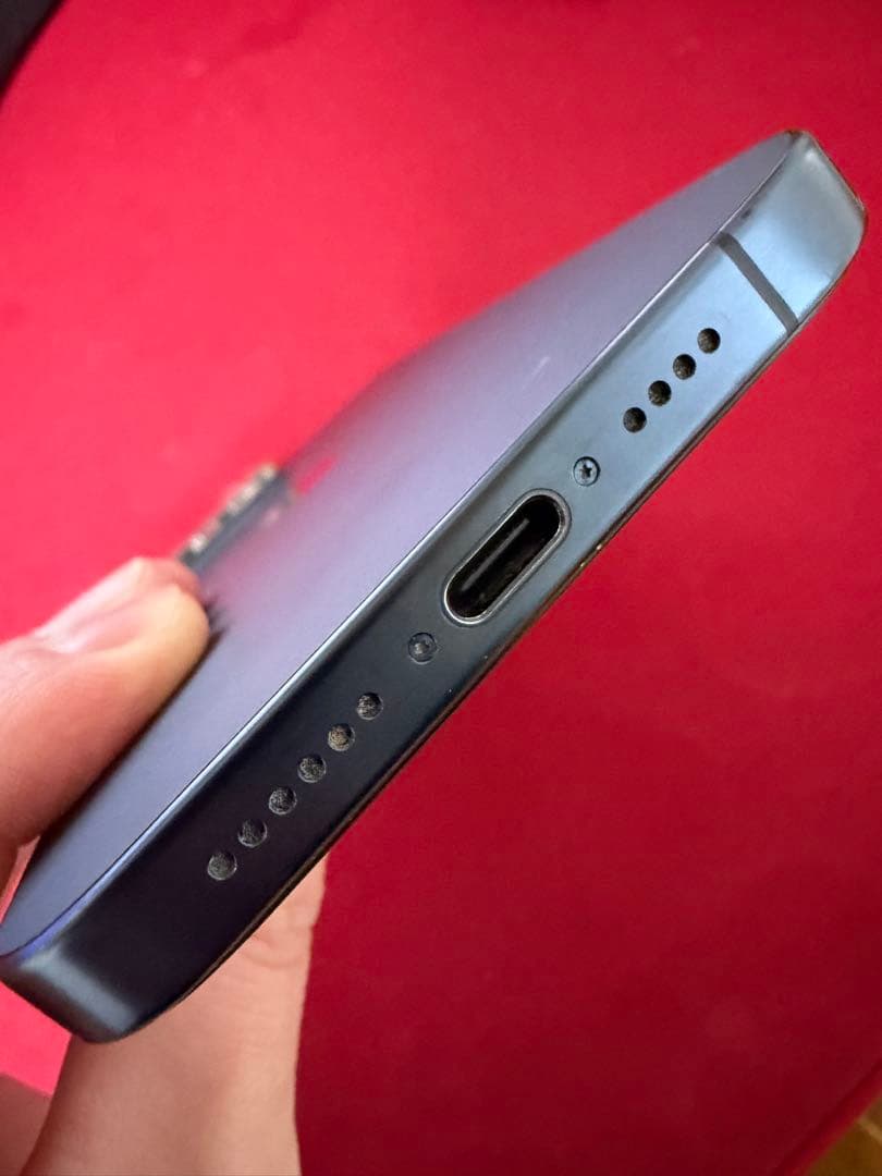 iPhone 15 ProMax 256GB ブルーチタニウム