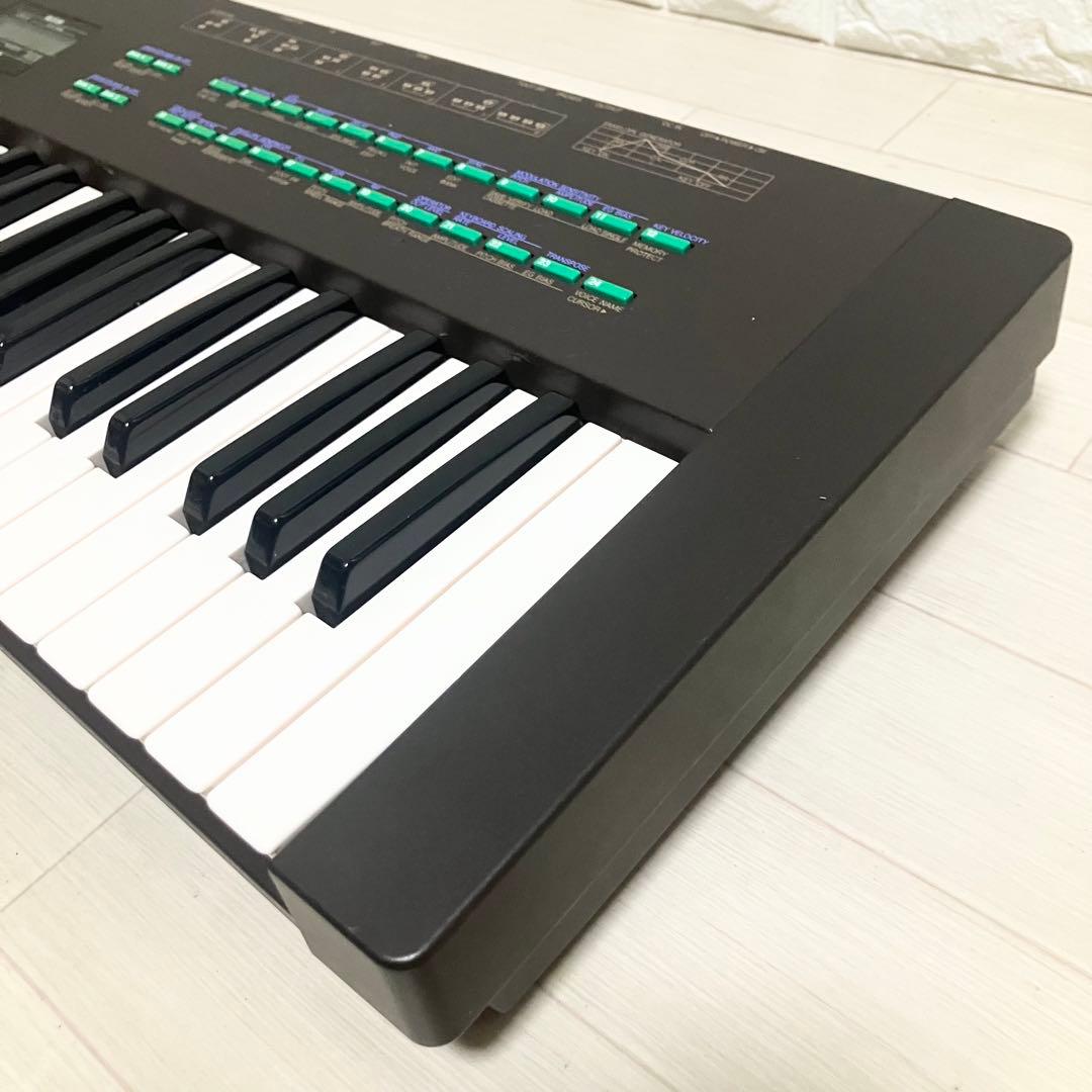 【バック/ペダル付】YAMAHA DX27 ヤマハ キーボード シンセサイザー