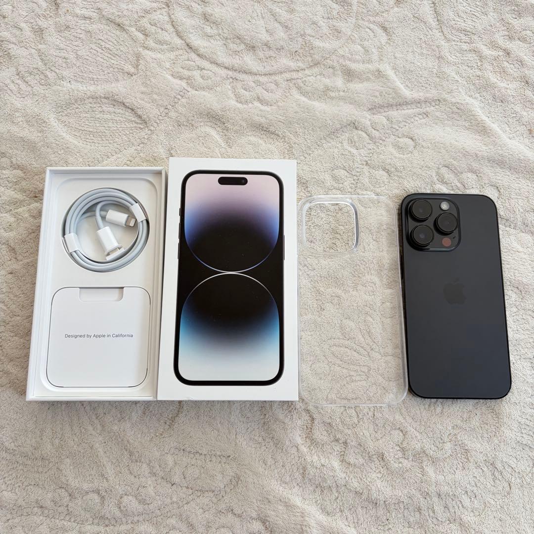 【美品】iPhone14pro 256GB スペースブラック SIMフリー