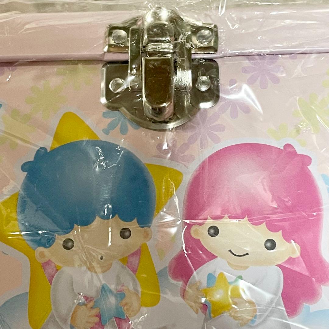 【未開封】1999年　リトルツインスターズ　缶　缶ケース　キキララ　サンリオ　②