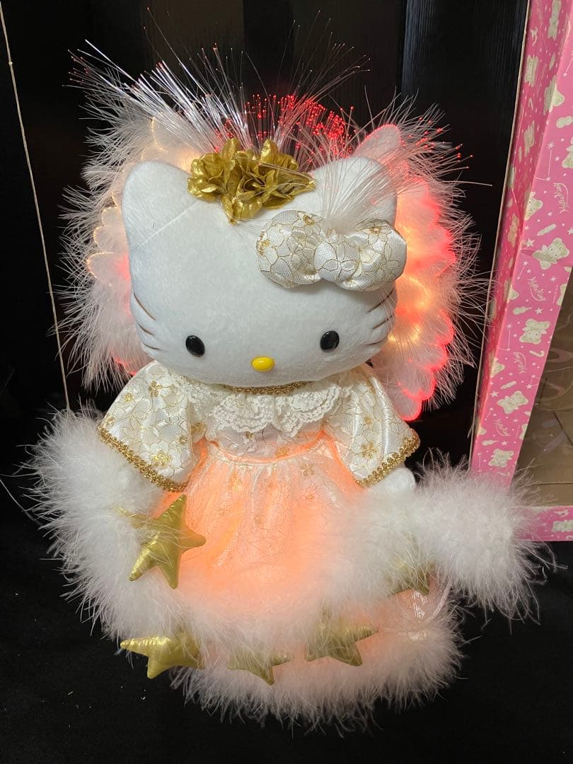 サンリオ　ハローキティ　ファイバーライト付き　ぬいぐるみ　B2257
