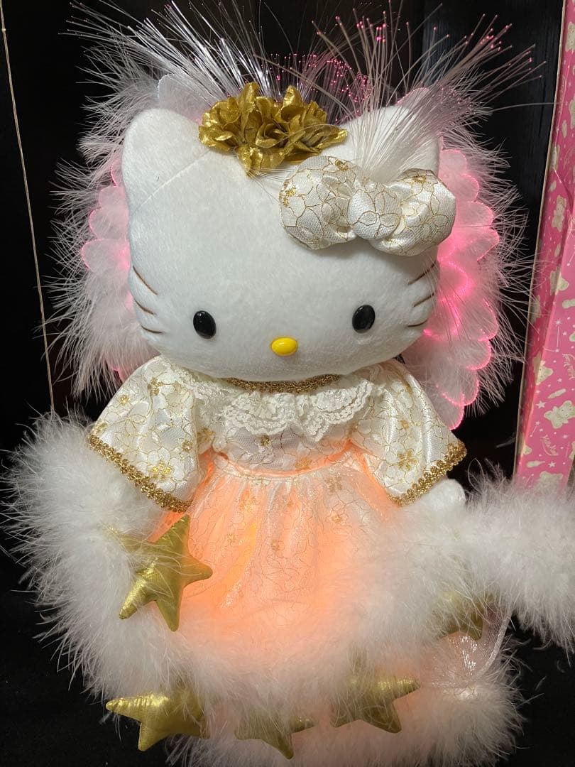 サンリオ　ハローキティ　ファイバーライト付き　ぬいぐるみ　B2257