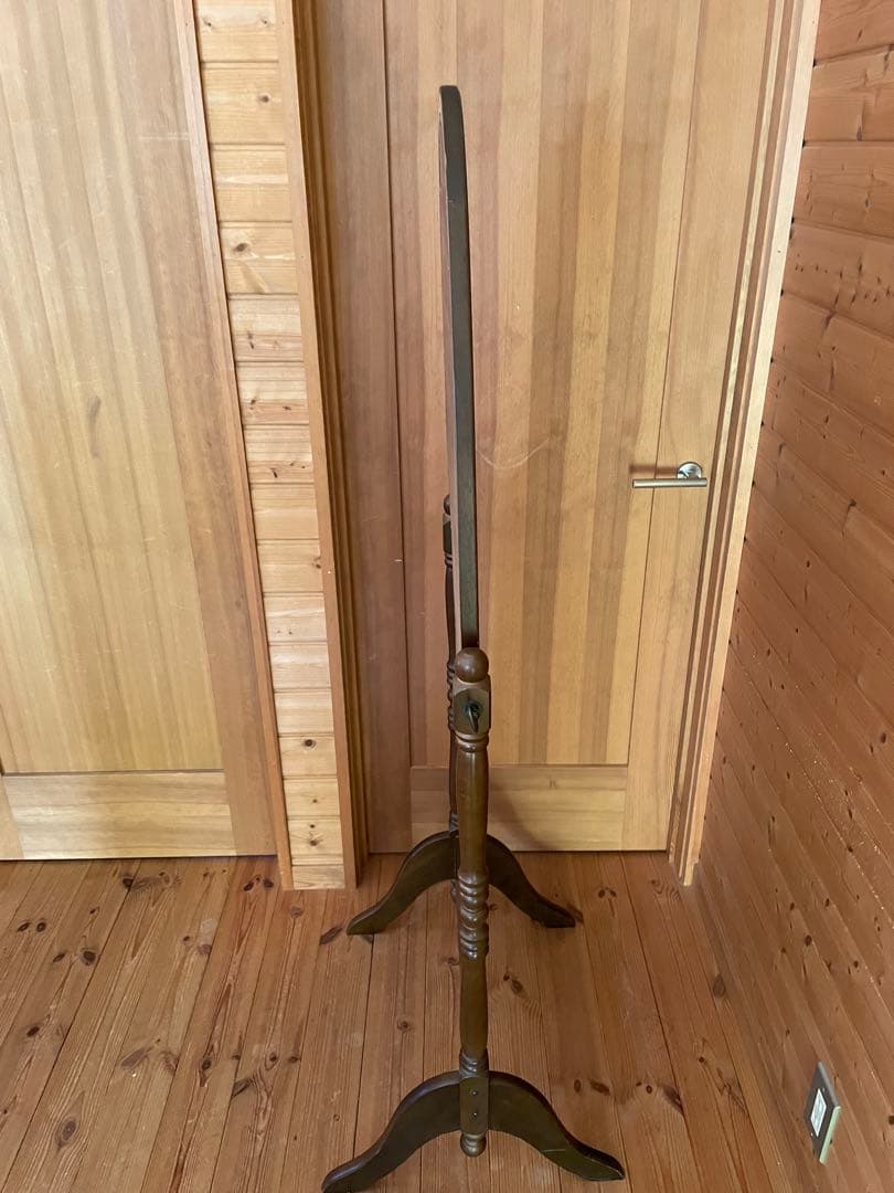 アンティーク　オーバルミラー　スタンドミラー　姿見　ビンテージ