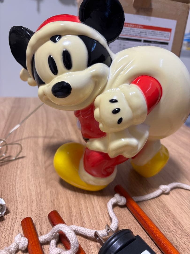 タカショー　イルミネーション　はしごミッキーマウス　クリスマス　ブローライト