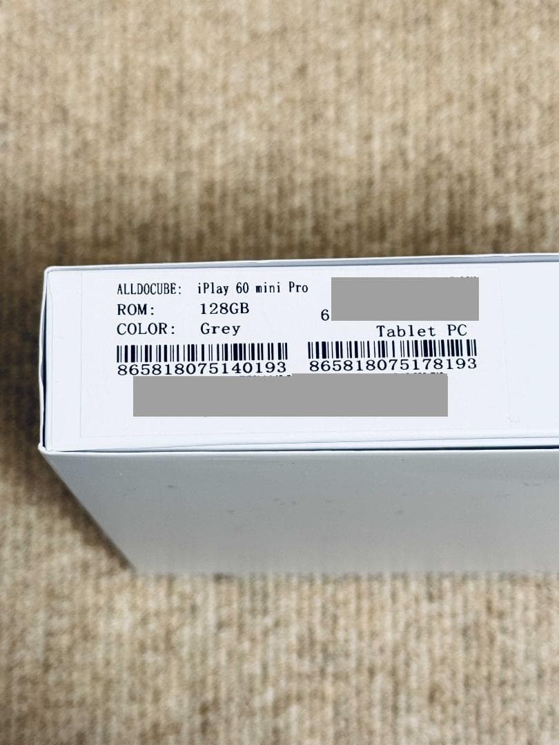 SIMフリータブレット)ALLDOCUBE iPlay60miniPro 8.4