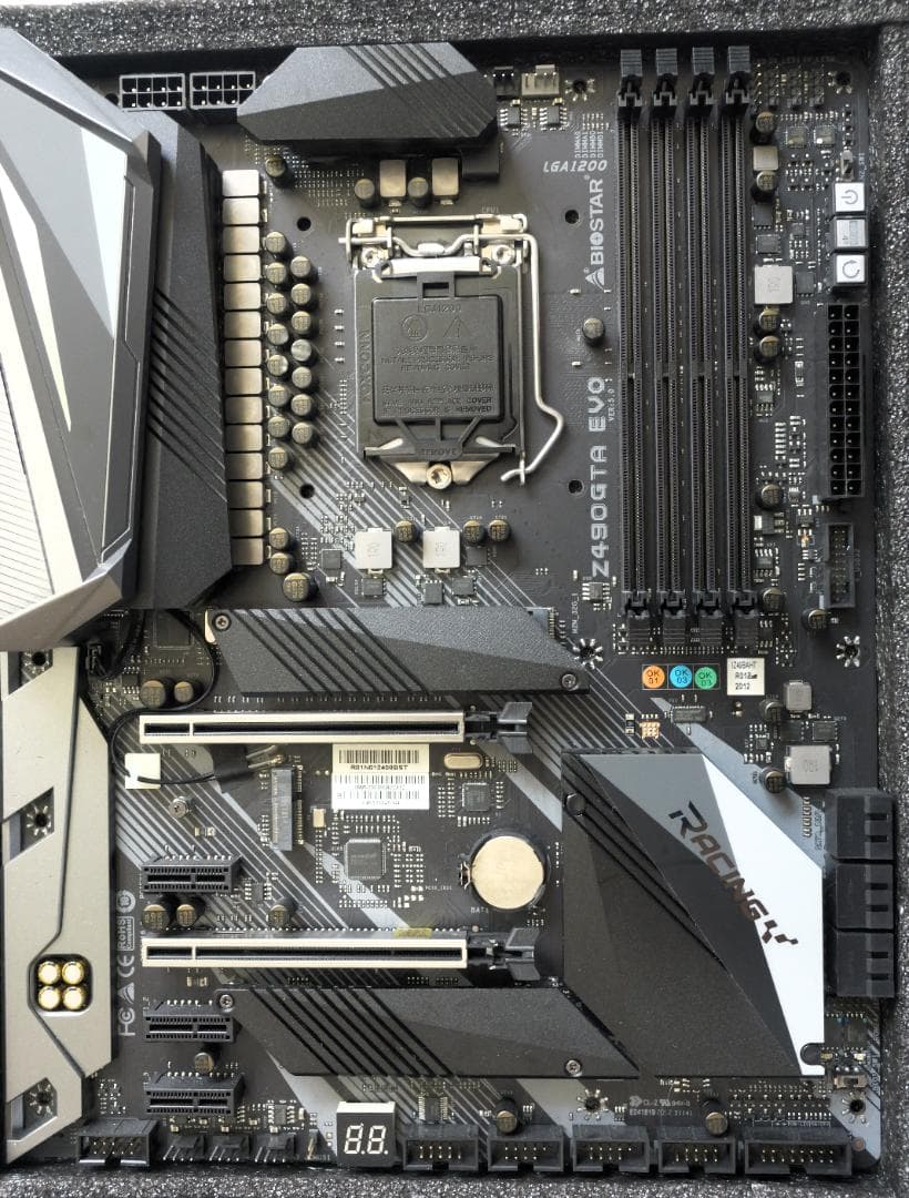 BIOSTAR Z490GTA EVO マザーボード 動作確認済み