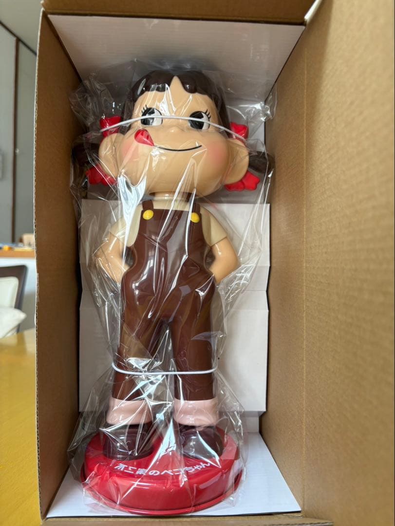 卓上ペコちゃん人形（ブラウン） マグカップ トートバッグ ステッカーセット