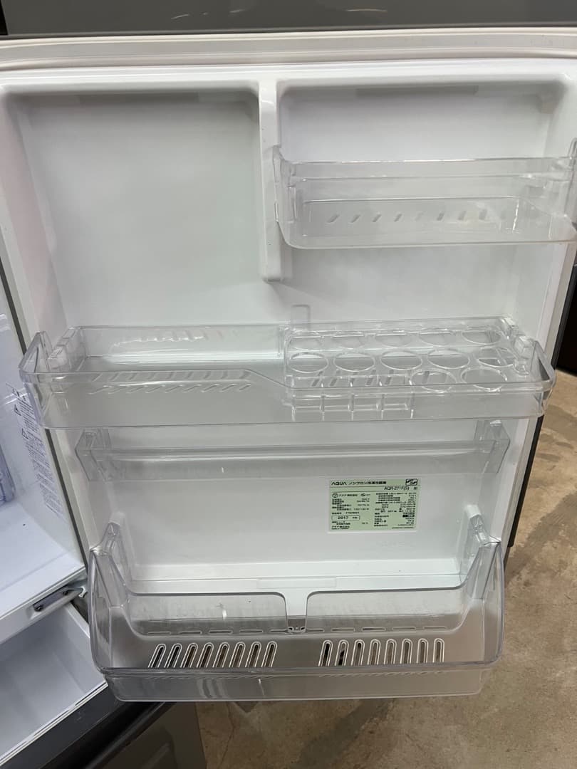 2017年式 272L AQUA 冷蔵庫 AQR-271F(S)