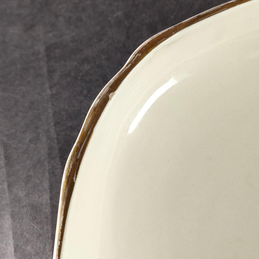 C10-1/金彩波文銘々皿 大皿10客・小皿10客/和食器/懐石料理/懐石道具