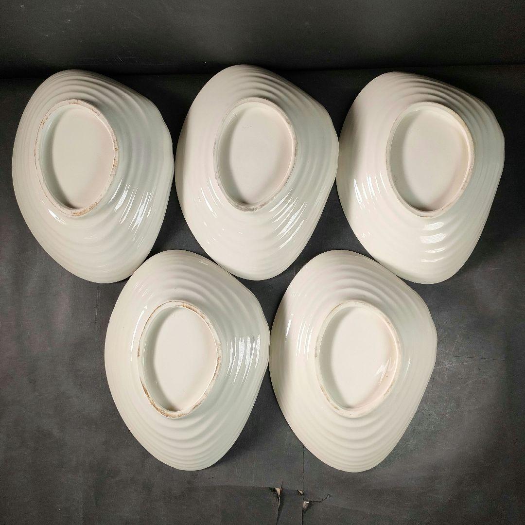 C10-1/金彩波文銘々皿 大皿10客・小皿10客/和食器/懐石料理/懐石道具