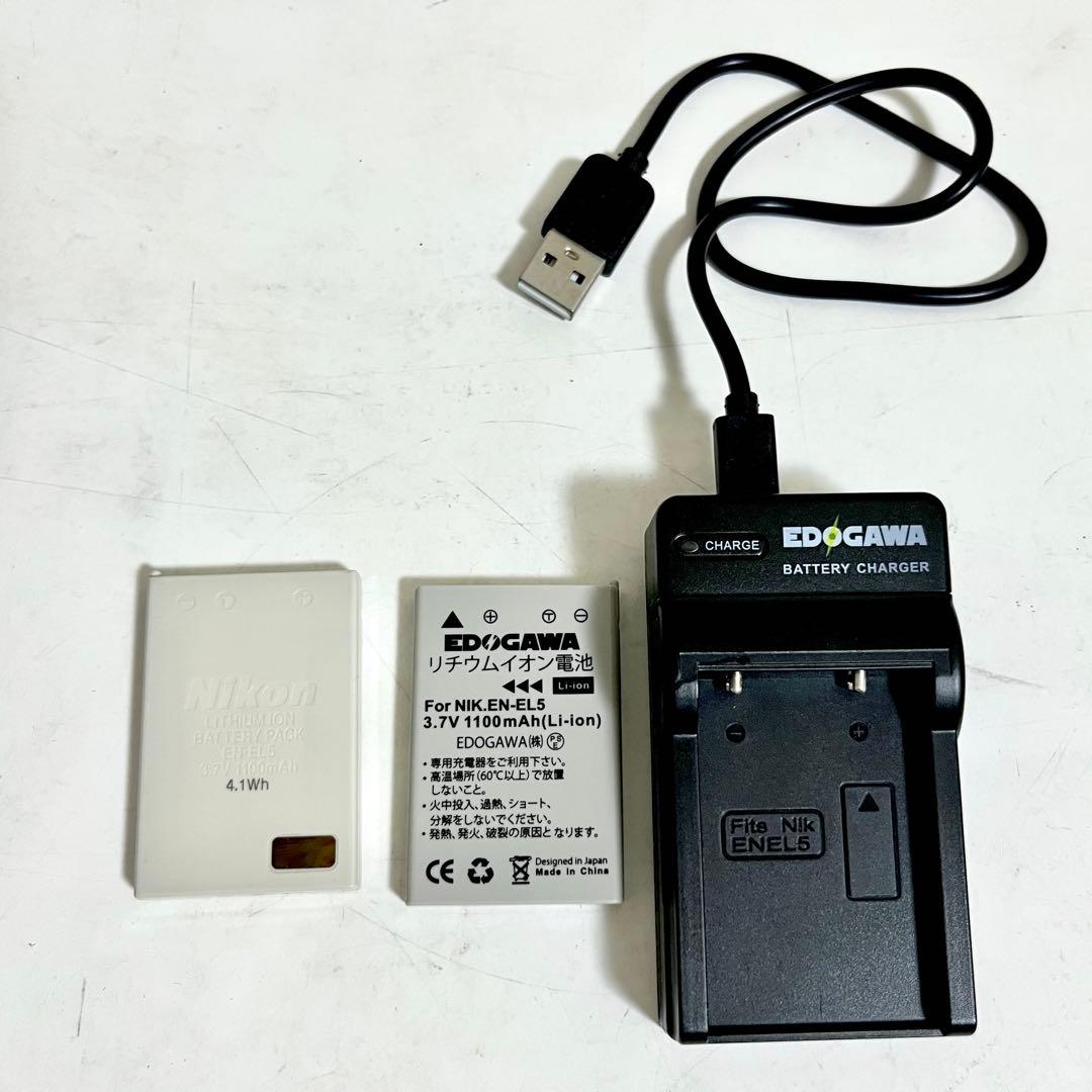 Nikon COOLPIX p100 ケース・予備バッテリー 26倍ズーム