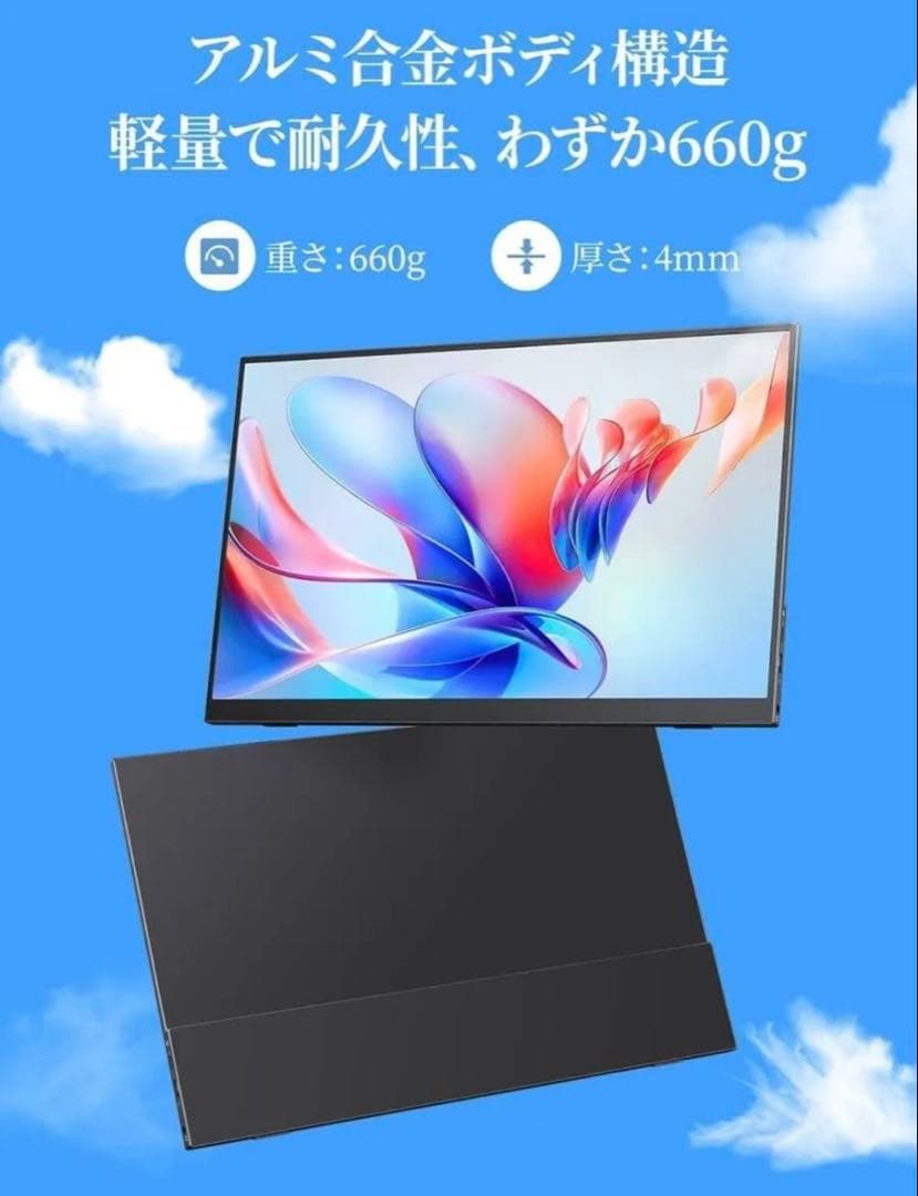 モバイルモニター モバイルディスプレイゲーム cocopar15.6インチ