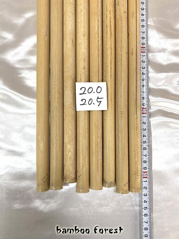 篠竹／女竹 篠笛／横笛素材 20.0~20.5mm