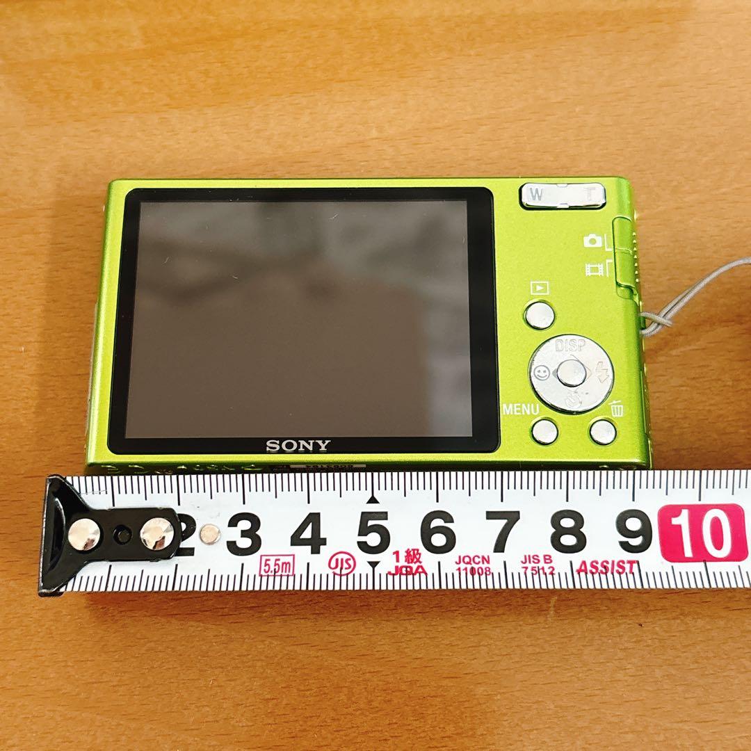 デジカメ SONY Cyber-shot 14.1メガピクセル 緑色 カメラ