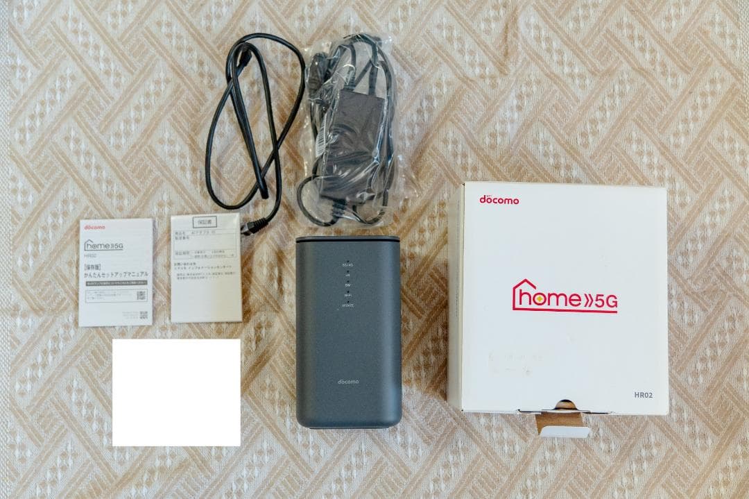 【動作確認済】docomo 5G HR02 ホームルーター