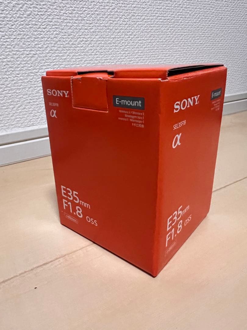 SONY SEL35F18 E35mm F1.8 OSS 単焦点レンズ