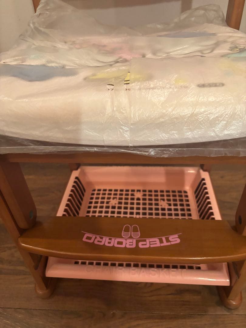 リトルツインスターズ ステップチェア　ピンク