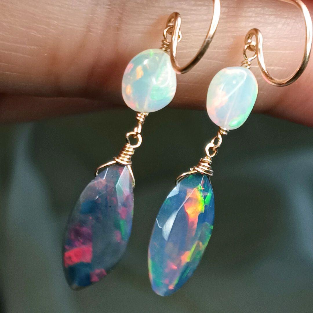 14kgf オパールピアス✾