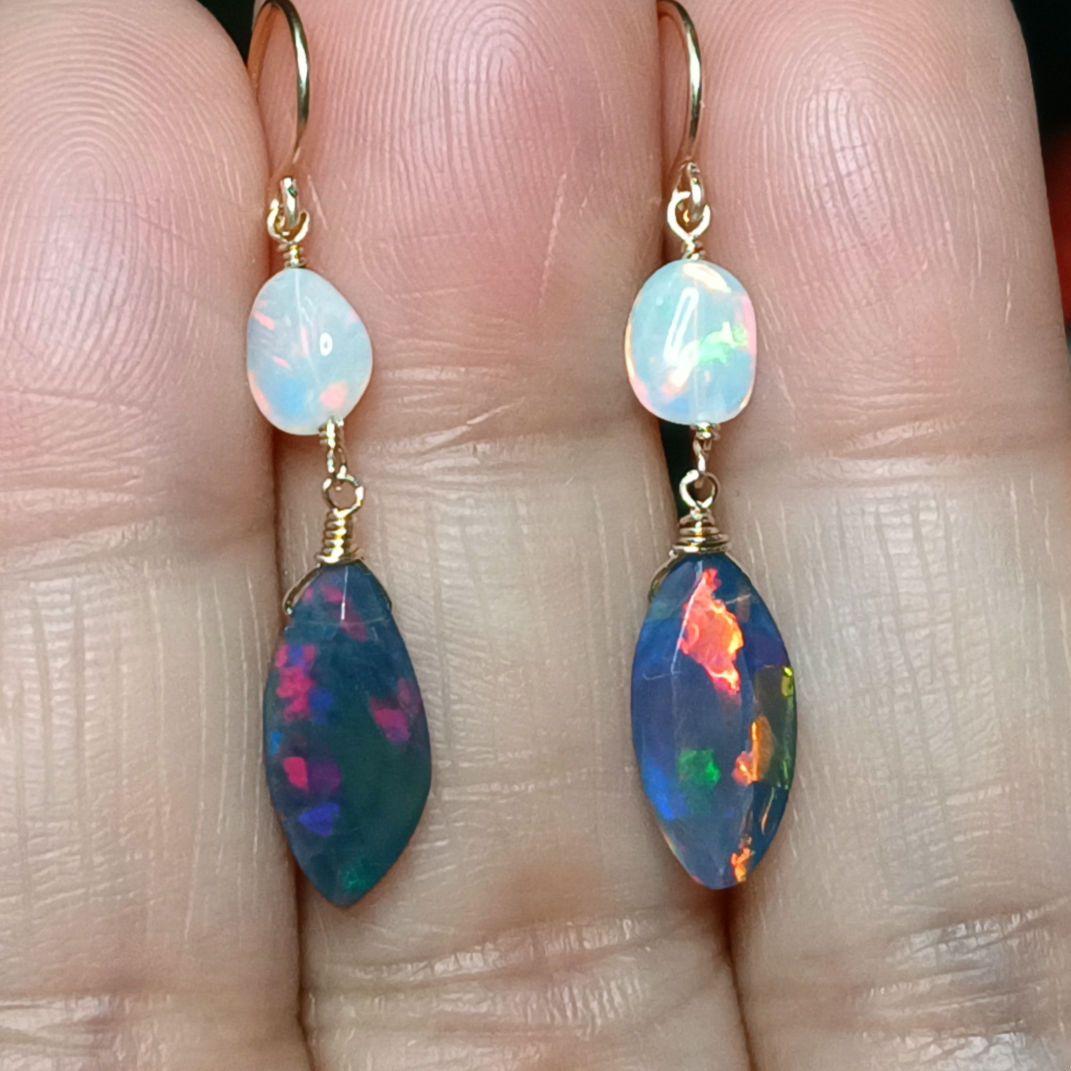 14kgf オパールピアス✾