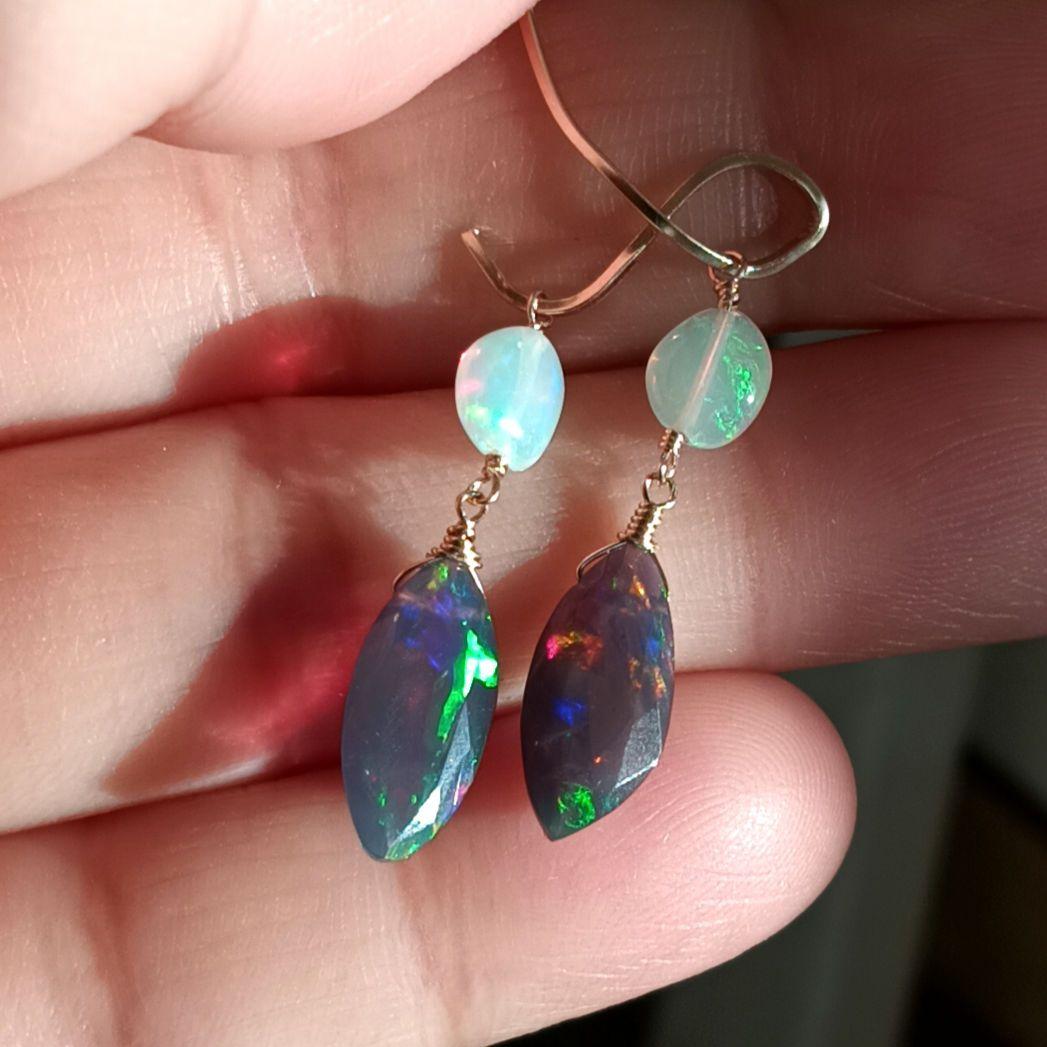 14kgf オパールピアス✾