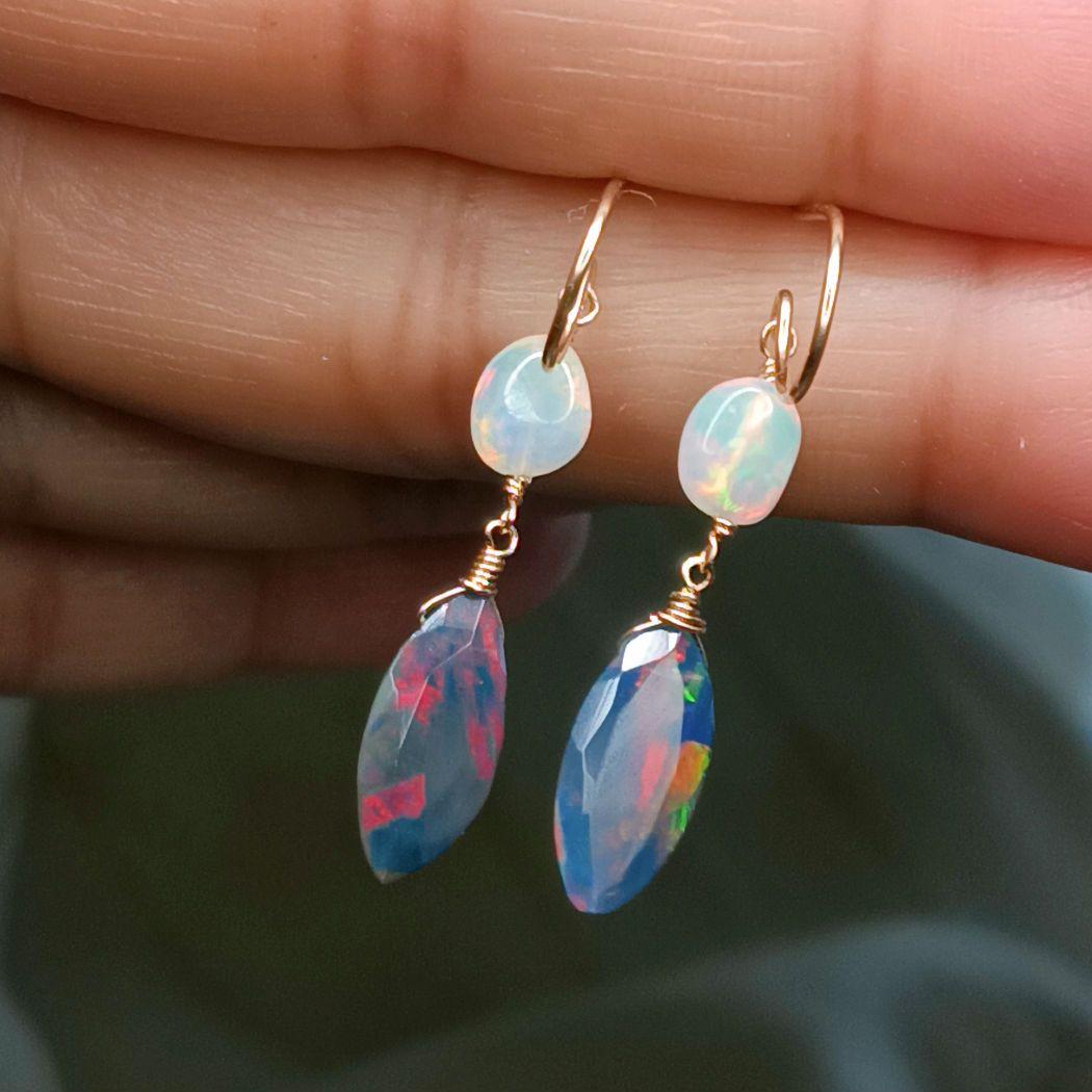 14kgf オパールピアス✾