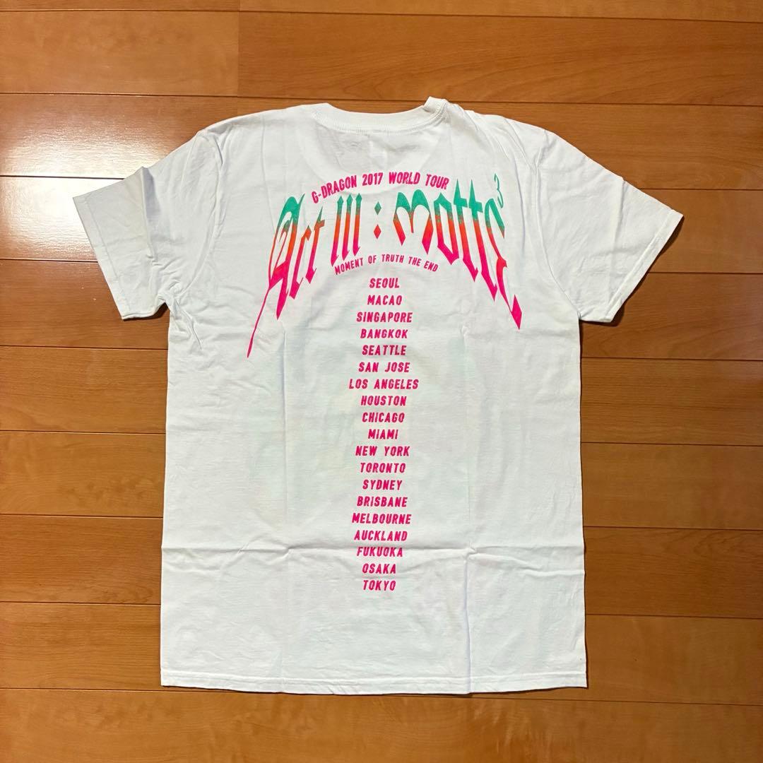 G-DRAGON ジヨンACTⅢ:MOTTE ソロコンTシャツ公式　白