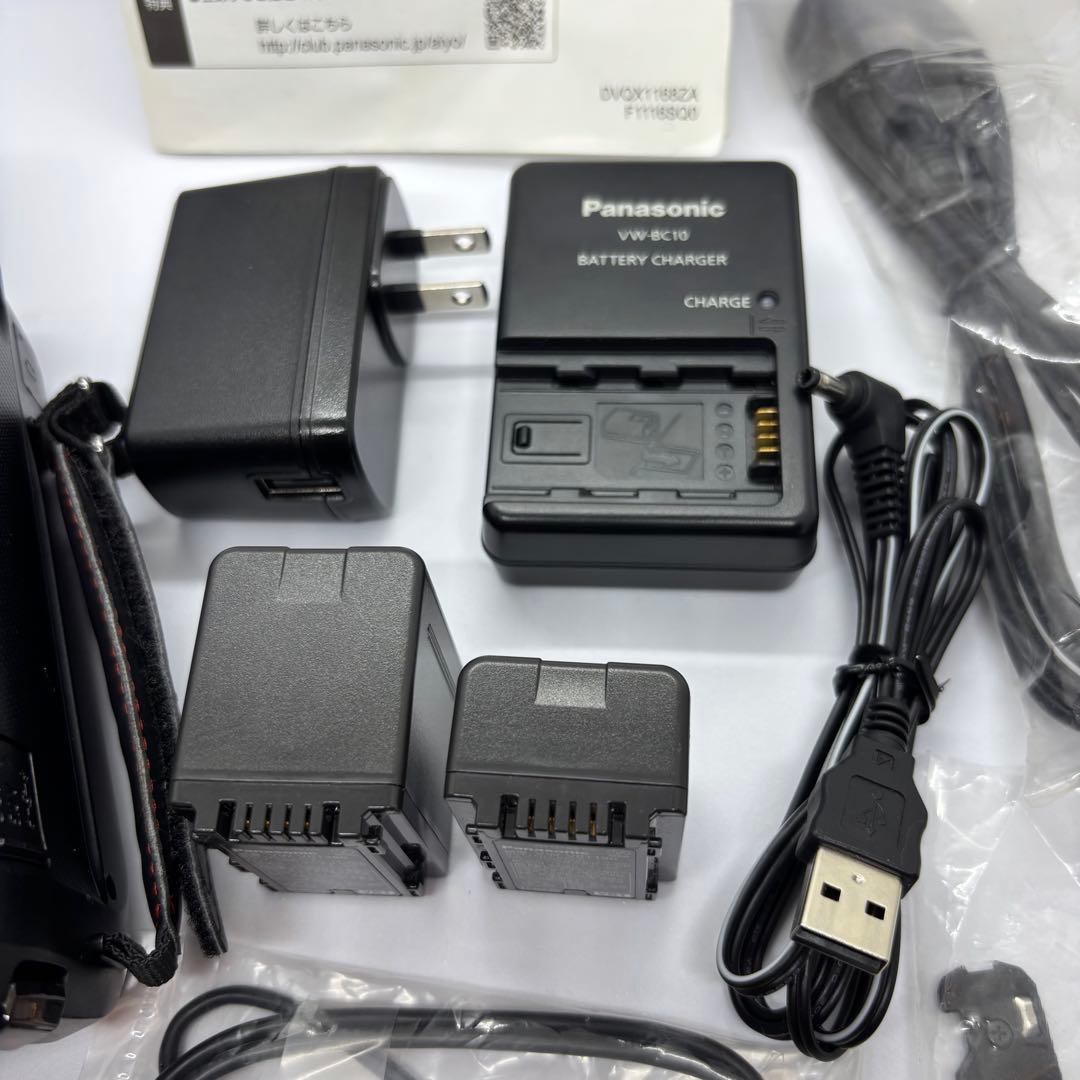 超美品 4K Panasonic HC-VX985M 大容量バッテリー&充電器付