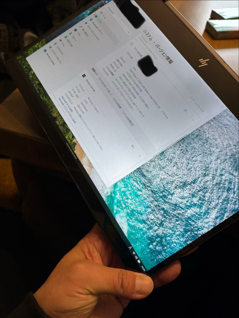 HP ノートPC グレー 本体 小傷あり　ENVY x360