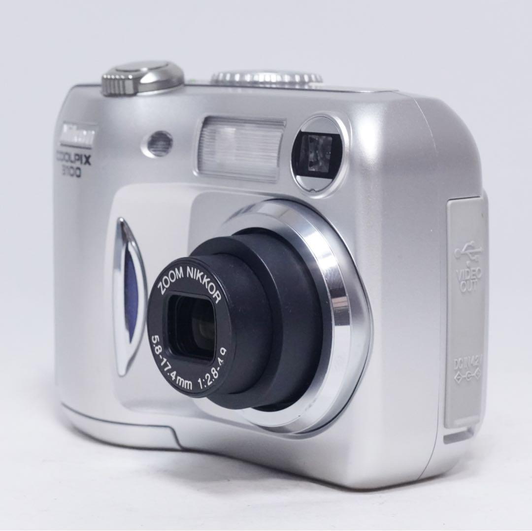 動作確認済 美品 Nikon Coolpix 3100 シルバー CCD