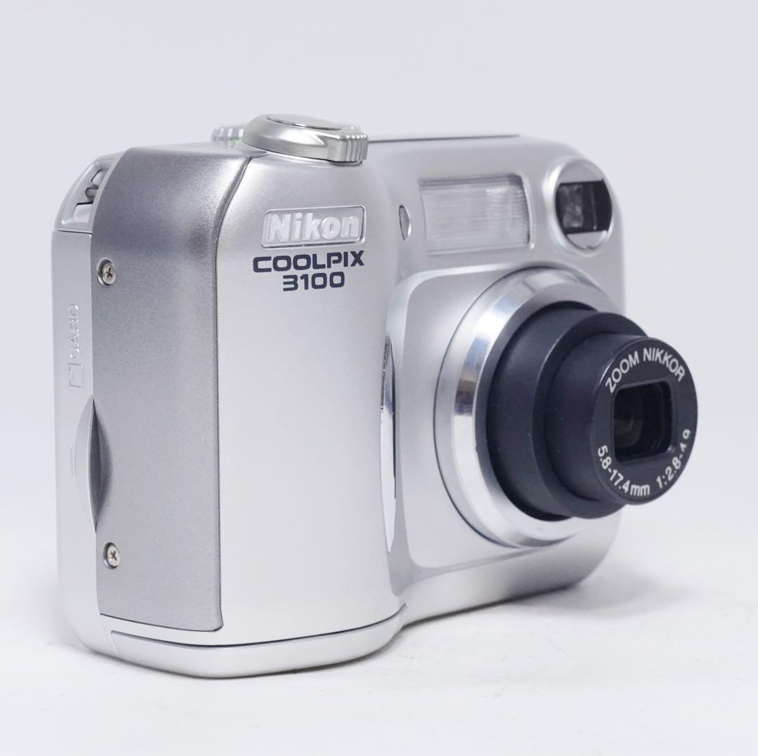 動作確認済 美品 Nikon Coolpix 3100 シルバー CCD