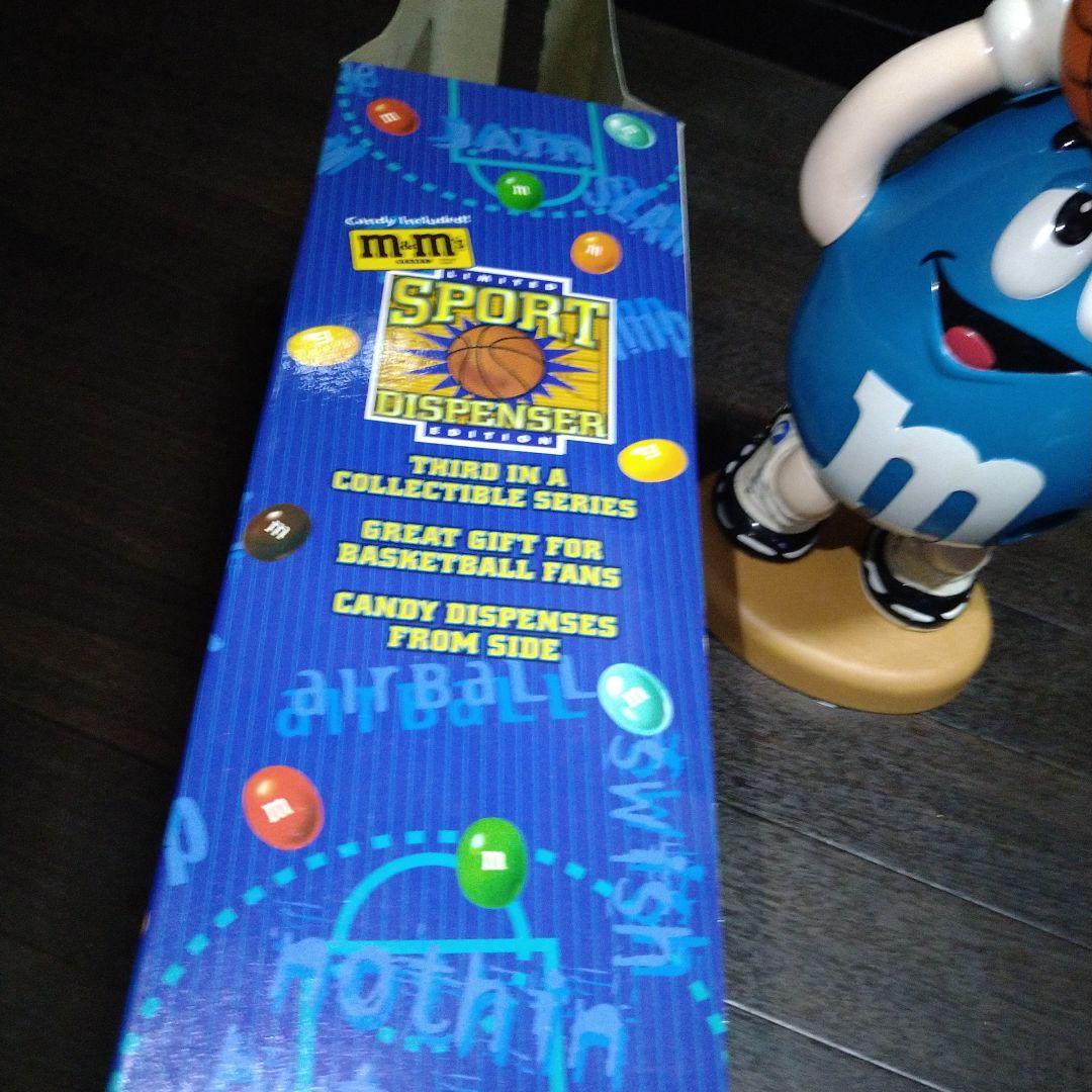 m&m's エムアンドエムズ ディスペンサー バスケットボール フィギュア 箱付