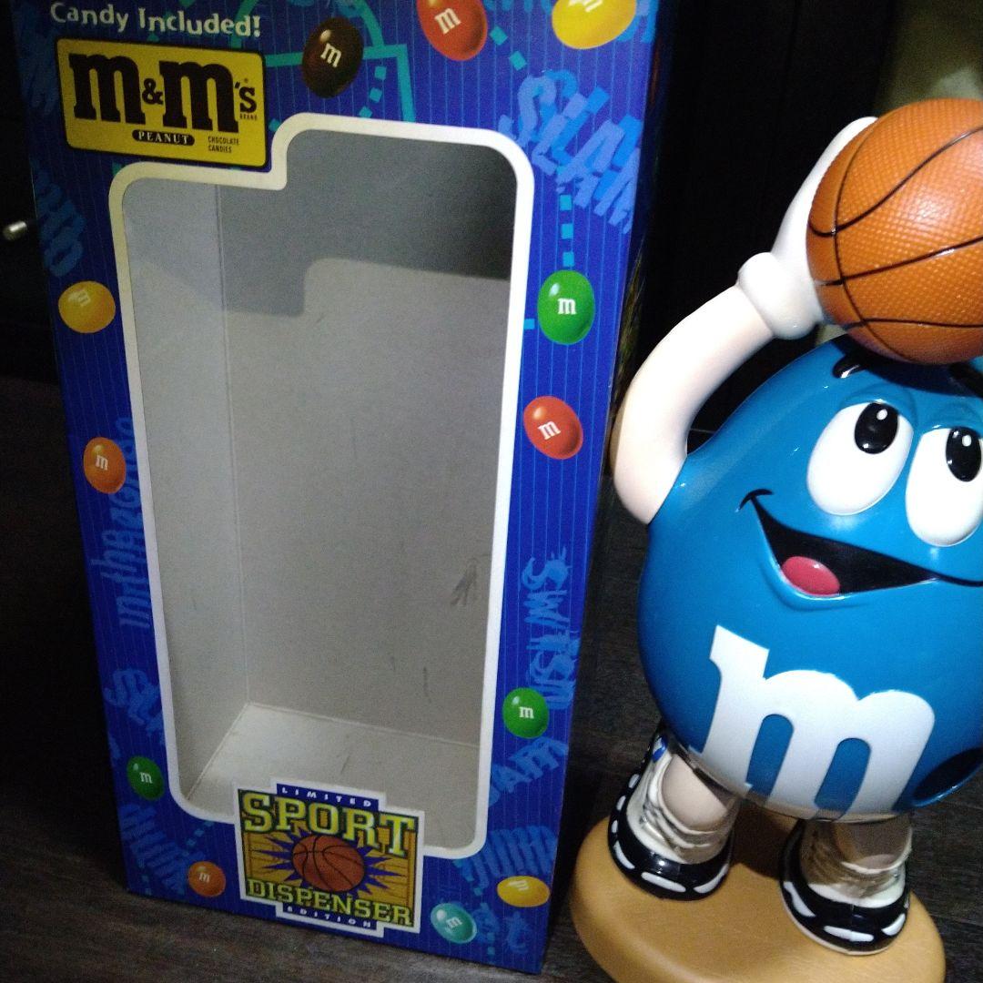 m&m's エムアンドエムズ ディスペンサー バスケットボール フィギュア 箱付