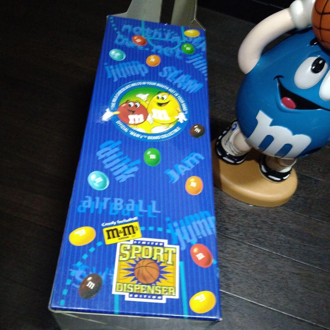 m&m's エムアンドエムズ ディスペンサー バスケットボール フィギュア 箱付
