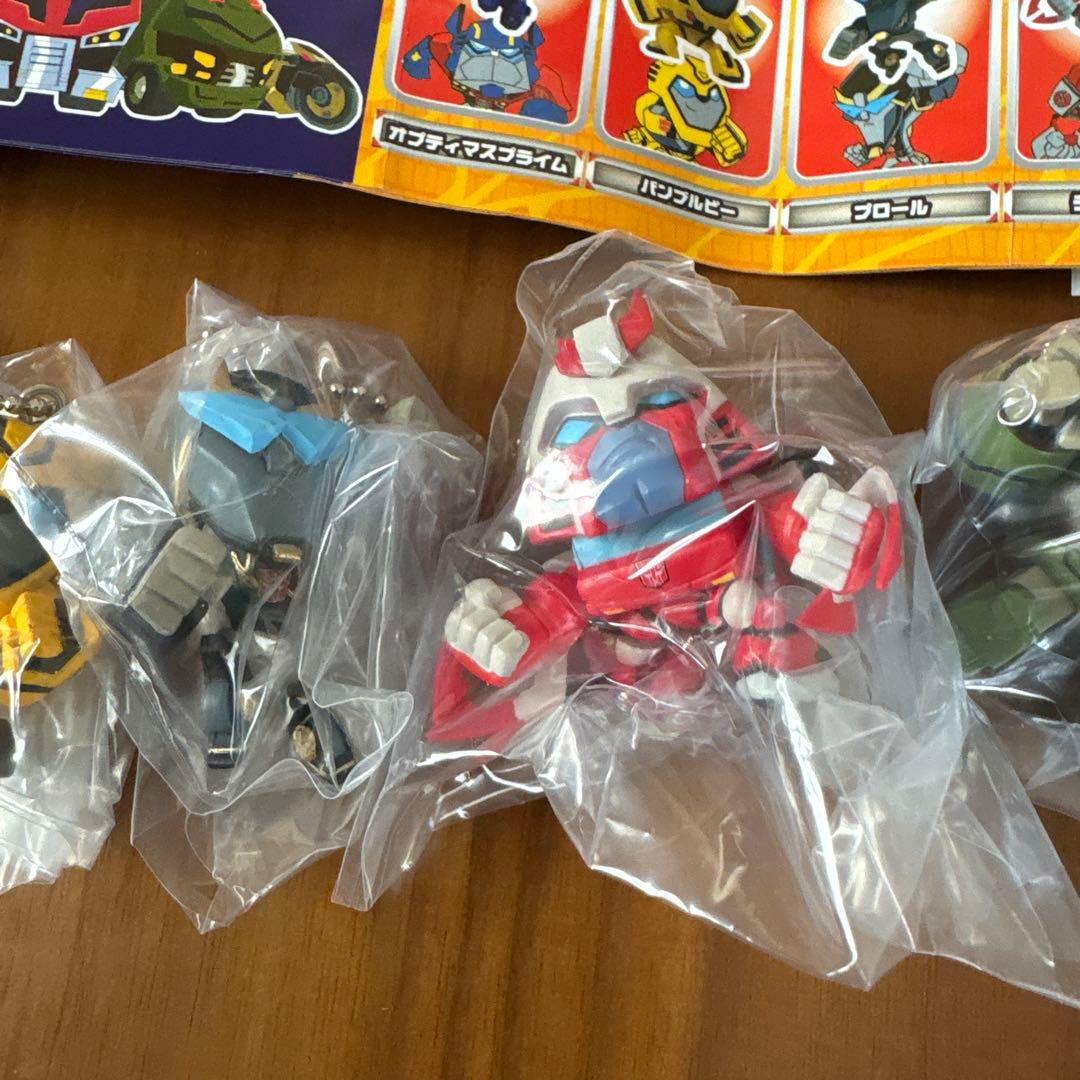 トランスフォーマー アニメイテッド フィギュアキーチェーン コンプセット