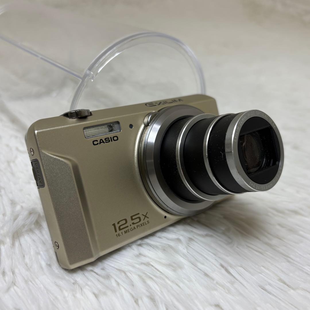 CASIO カメラ　EX-ZS150 箱　説明書　ゴールド　コンデジ　動作品