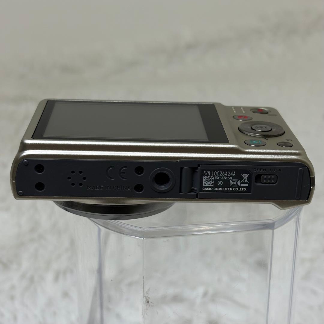 CASIO カメラ　EX-ZS150 箱　説明書　ゴールド　コンデジ　動作品